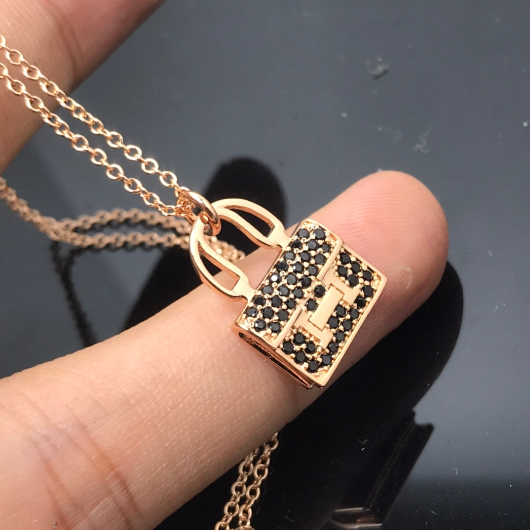 [Bling Jewelrys ]HM NECKLACE ARZalynL BLACK DIAMOND