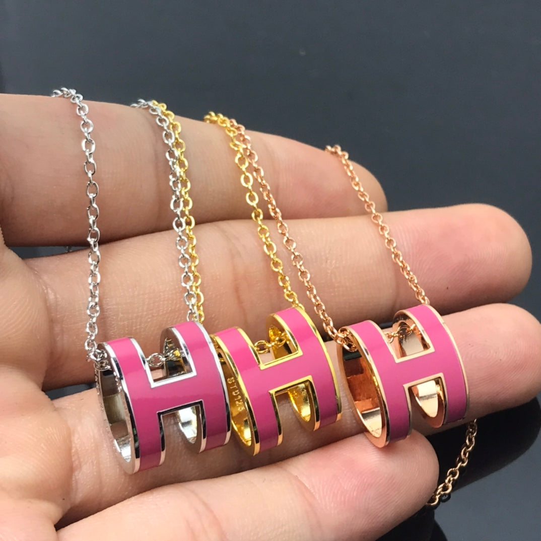[Bling Jewelrys ]H-HALSKETTE PINK