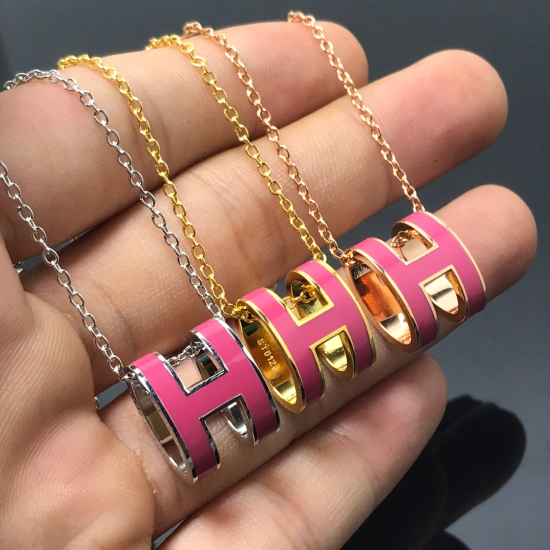 [Bling Jewelrys ]H-HALSKETTE PINK