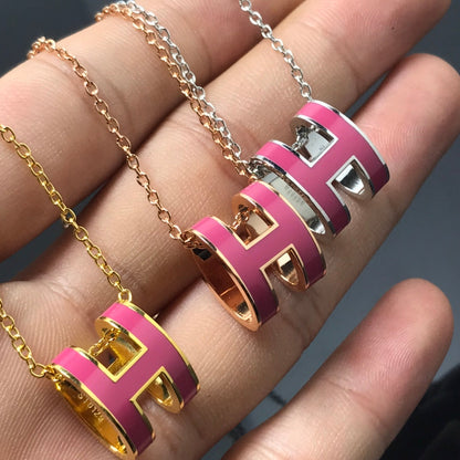 [Bling Jewelrys ]H-HALSKETTE PINK