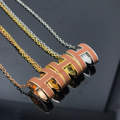 [Bling Jewelrys ]H NECKLACE BROWN