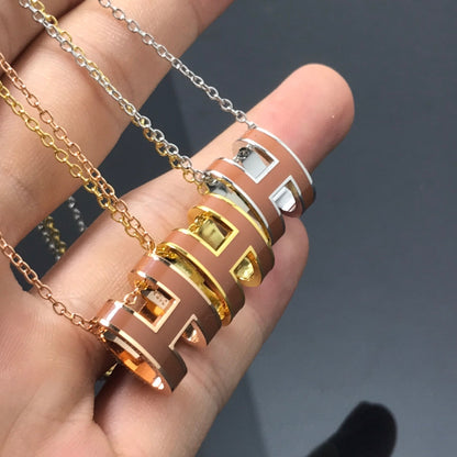 [Bling Jewelrys ]H NECKLACE BROWN