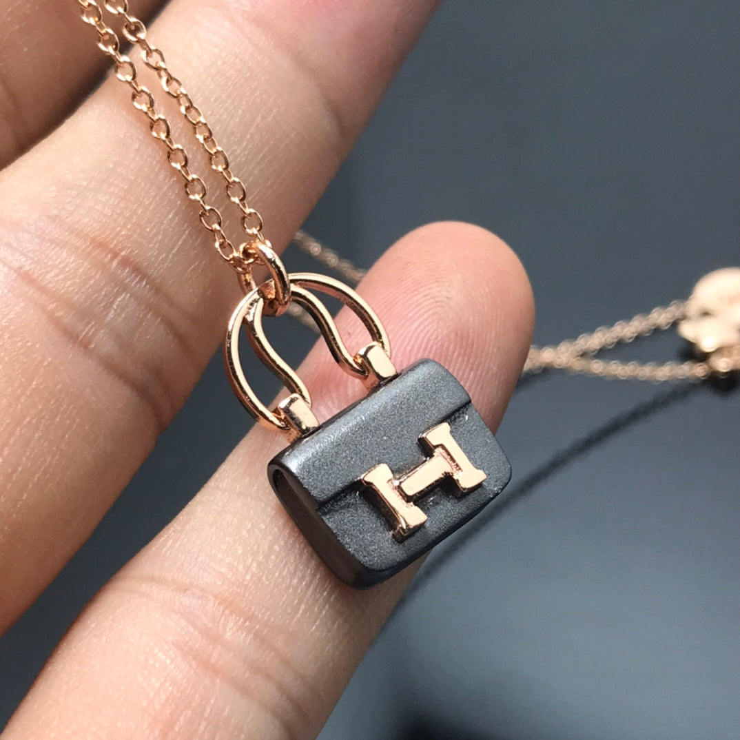 [Bling Jewelry] DAMEN-HALSKETTE MIT HM AMULETTES CONSTANCE-ANHÄNGER