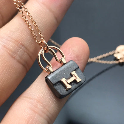 [Bling Jewelry] DAMEN-HALSKETTE MIT HM AMULETTES CONSTANCE-ANHÄNGER