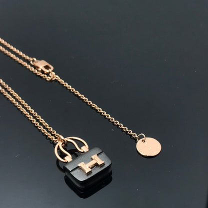 [Bling Jewelry] DAMEN-HALSKETTE MIT HM AMULETTES CONSTANCE-ANHÄNGER