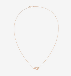 [Bling Jewelrys ]FORCE 10 DIAMANT-HALSKETTE MINI-MODELL IN ROSÉGOLD