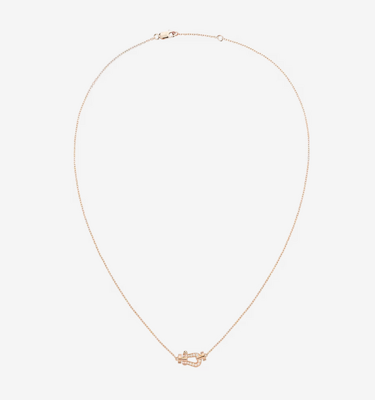 [Bling Jewelrys ]FORCE 10 DIAMOND PINK GOLD NECKLACE MINI MODEL