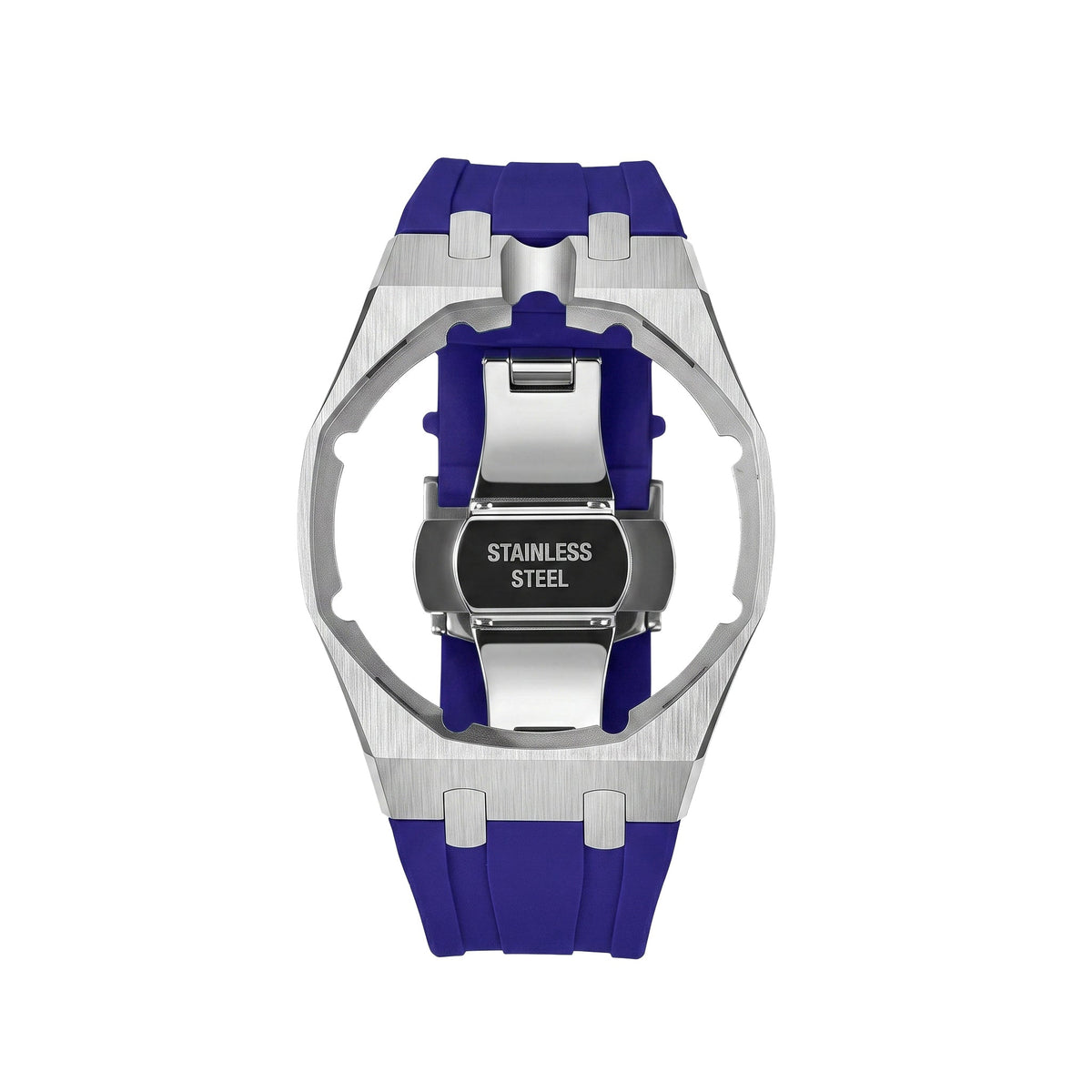 [Bling Jewelrys]Royal Oak Pop Exclusive Steel Case & Silicone Strap With Cradle