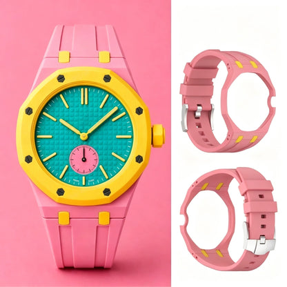 [Bling Jewelrys]ROYAL OAK POP EXCLUSIVE RUBBER STRAP