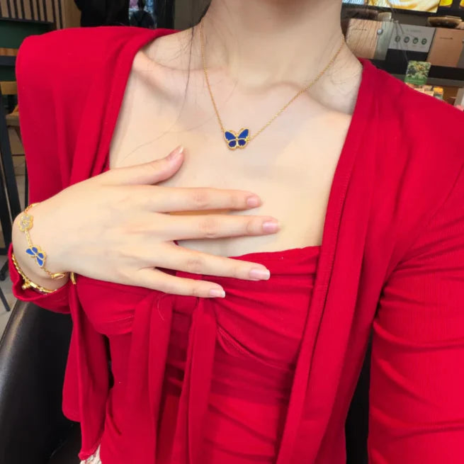 [Bling Jewelrys] 2026 NEW LUCKY BUTTERFLY 1 MOTIFS NECKLACE