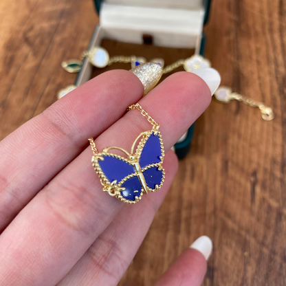 [Bling Jewelrys] 2026 NEW LUCKY BUTTERFLY 1 MOTIFS NECKLACE