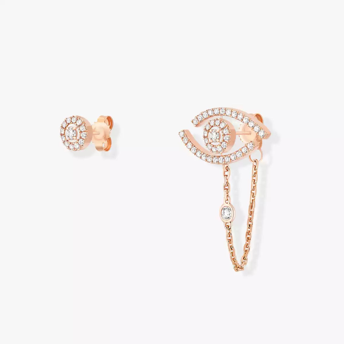 [Bling Jewelrys]ラッキーアイ ダイヤモンドピアス