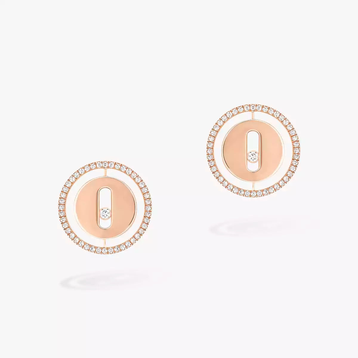 [Bling Jewelrys]Lucky Move Diamond Earrings