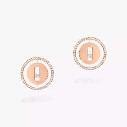 [Bling Jewelrys]Lucky Move Diamond Earrings