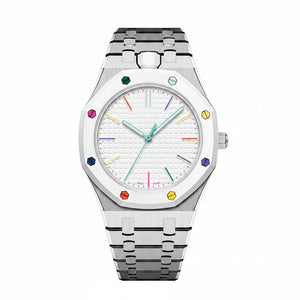[Bling Jewelrys]OAK POP EXCLUSIVE SILVER STEEL STRAP