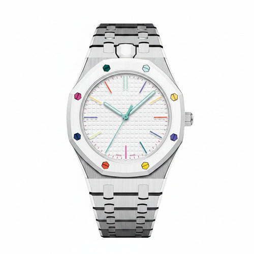 [Bling Jewelrys]OAK POP EXCLUSIVE SILVER STEEL STRAP