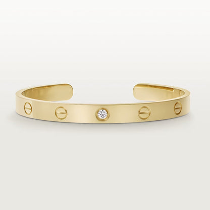 [Bling Jewelrys] LIEBESARMBAND 6,1 MM 1 DIAMANT OFFENER REIF