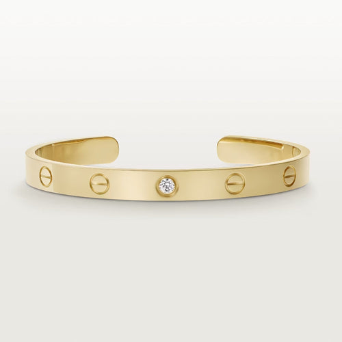 [Bling Jewelrys] LIEBESARMBAND 6,1 MM 1 DIAMANT OFFENER REIF