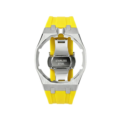 [Bling Jewelrys]Royal Oak Pop Exclusive Steel Case & Silicone Strap With Cradle