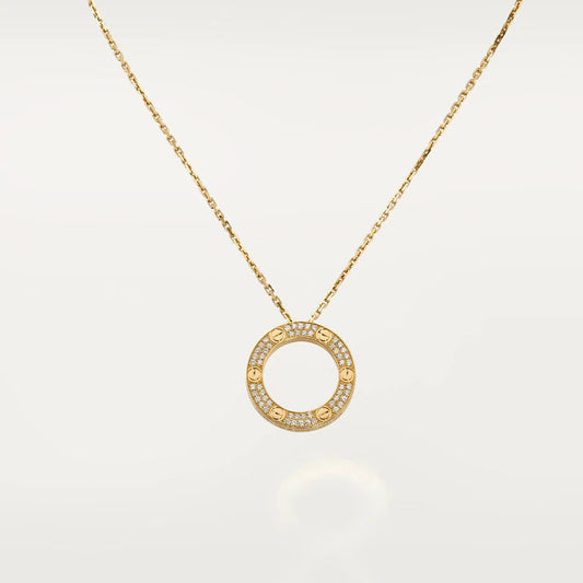 [Bling Jewelrys ]LOVE NECKLACE ADJUSTABLE ROSE GOLD