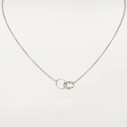 [Bling Jewelrys ]LIEBESKETTE ROSÉGOLD UND SILBER
