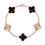 [Bling Jewelrys ] CLOVER 5 MOTIF PULSAR STONE BRACELET COLLECTION