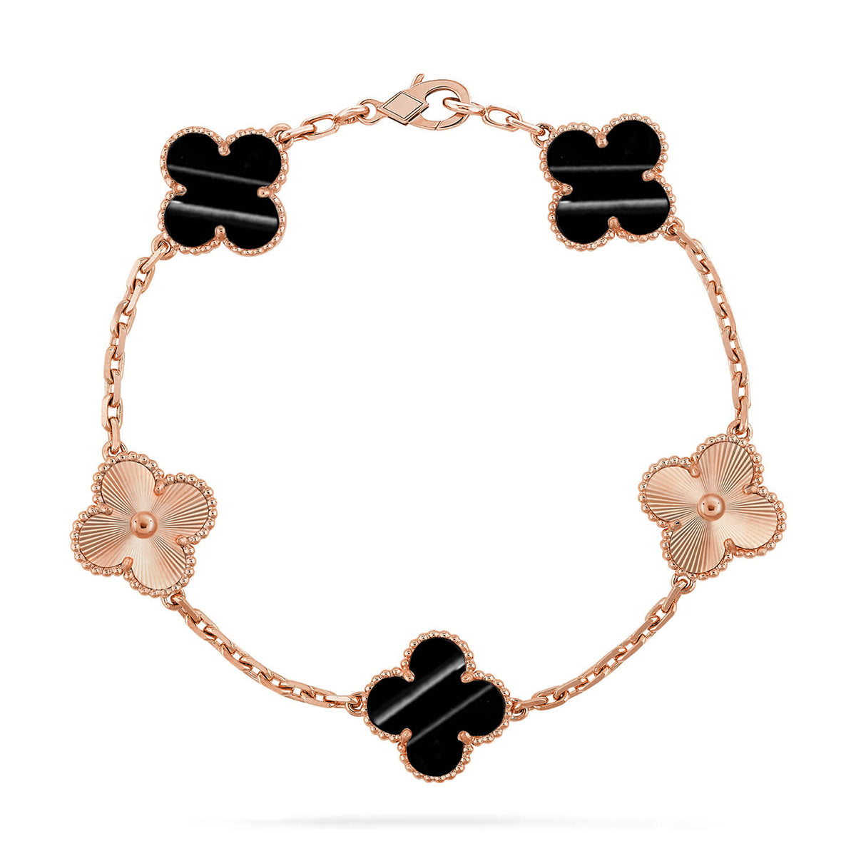 [Bling Jewelrys] KOLLEKTION: CLOVER 5 MOTIV ARMBAND MIT PULSAR- STEIN