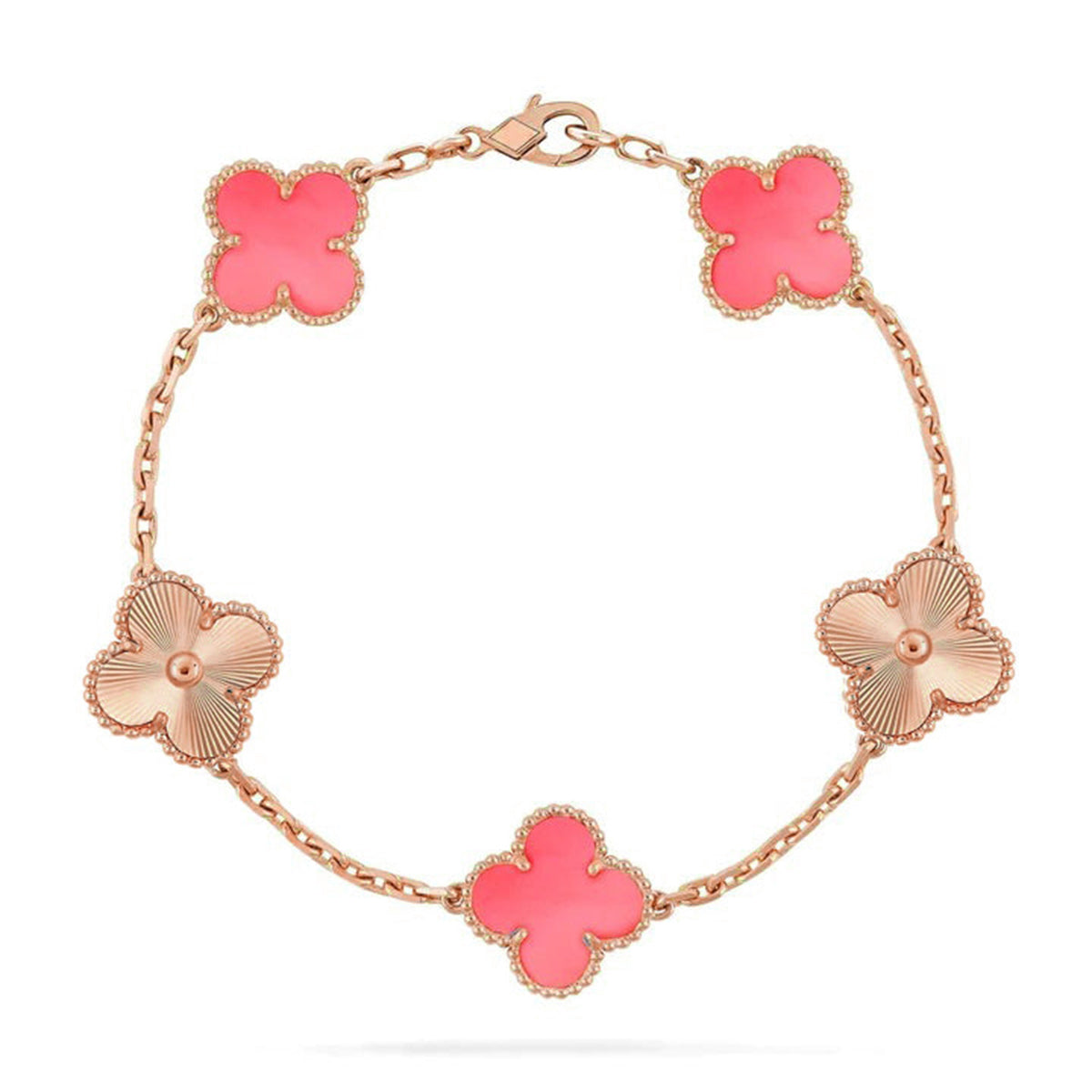 {
  "Bling Jewelrys": "ブリングジュエリー",
  "CLOVER 5 MOTIFS": "クローバー 5モチーフ",
  "PINK MOP BRACELET COLLECTION": "ピンクMOPブレスレットコレクション"
}