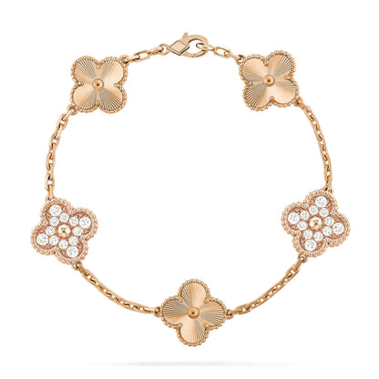 [Bling Jewelrys] KOLLEKTION: CLOVER 5 MOTIV LASER-ARMBAND
