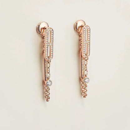 [Bling Jewelrys ]CHAINE CHAOS DIAMOND DROP EARRINGS