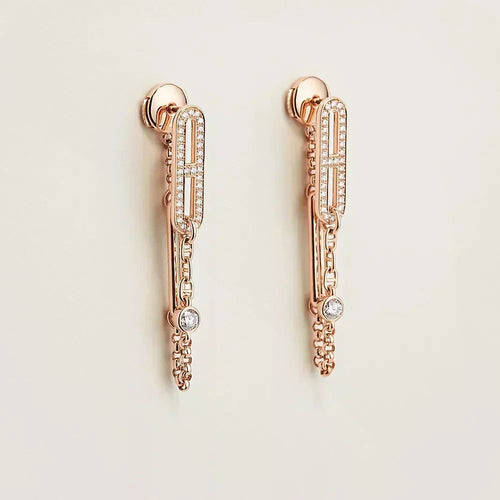 [Bling Jewelrys ]CHAINE CHAOS DIAMOND DROP EARRINGS