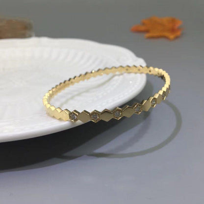 [Bling Jewelrys ]BEE LOVE GOLD DIAMOND BRACELET