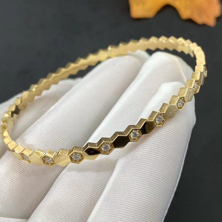 [Bling Jewelrys ]BEE LOVE GOLD DIAMOND BRACELET