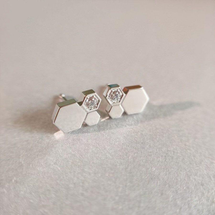 [Bling Jewelrys] BEE LOVE SILBERDIAMANT-OHRRINGE
