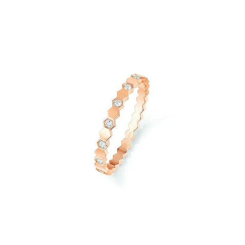 [Bling Jewelrys ]BEE LOVE RING PINK GOLD DIAMOND
