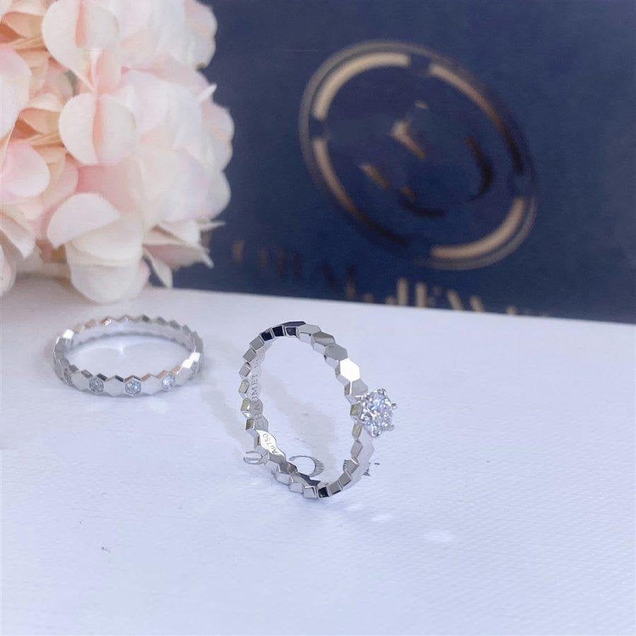 [Bling Jewelrys ]BEE LOVE RING SILVER 1 DIAMOND