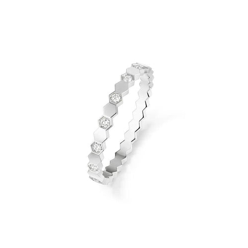 [Bling Jewelrys ]BEE LOVE RING SILVER DIAMOND