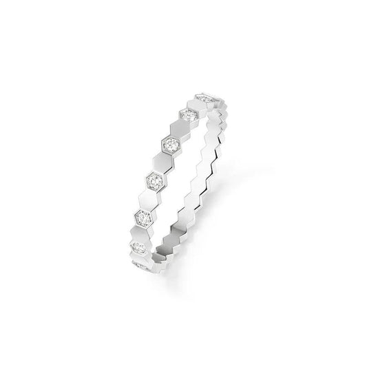 [Bling Jewelrys ]BEE LOVE RING SILVER DIAMOND