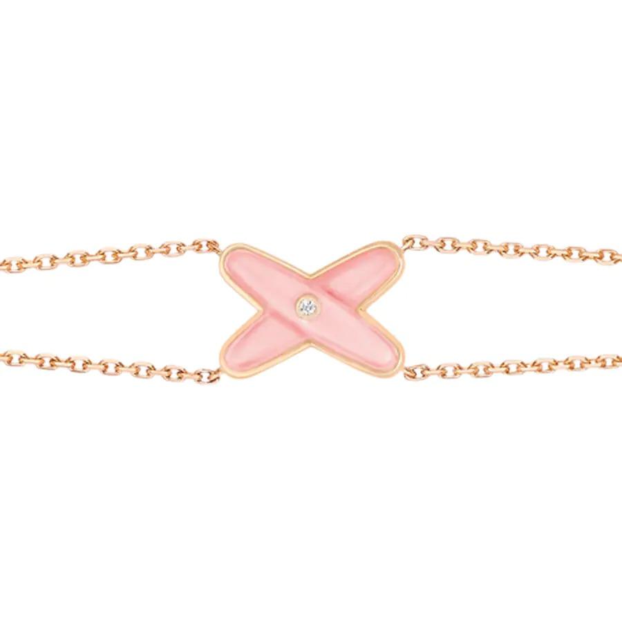[Bling Jewelrys ]JEUX BRACELET PINK MOP PINK GOLD 1 DIAMOND