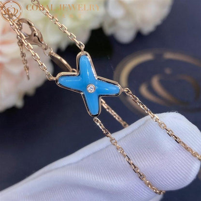 [Bling Jewelrys ]JEUX BRACELET TURQUOISE PINK GOLD 1 DIAMOND