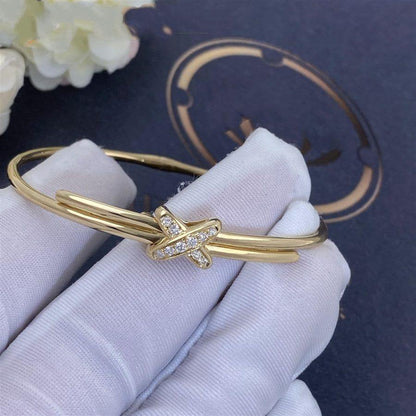[Bling Jewelrys ]ARMBAND-SET GOLD DIAMANTEN