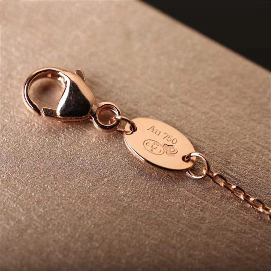 [Bling Jewelrys ]Hollow Design Four-Leaf Clover Flower Shape Bracelet