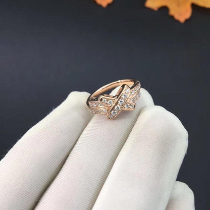 [Bling Jewelrys ]JEUX DE RING PINK GOLD DIAMOND