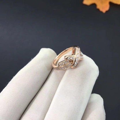 [Bling Jewelrys ]JEUX DE RING PINK GOLD DIAMOND