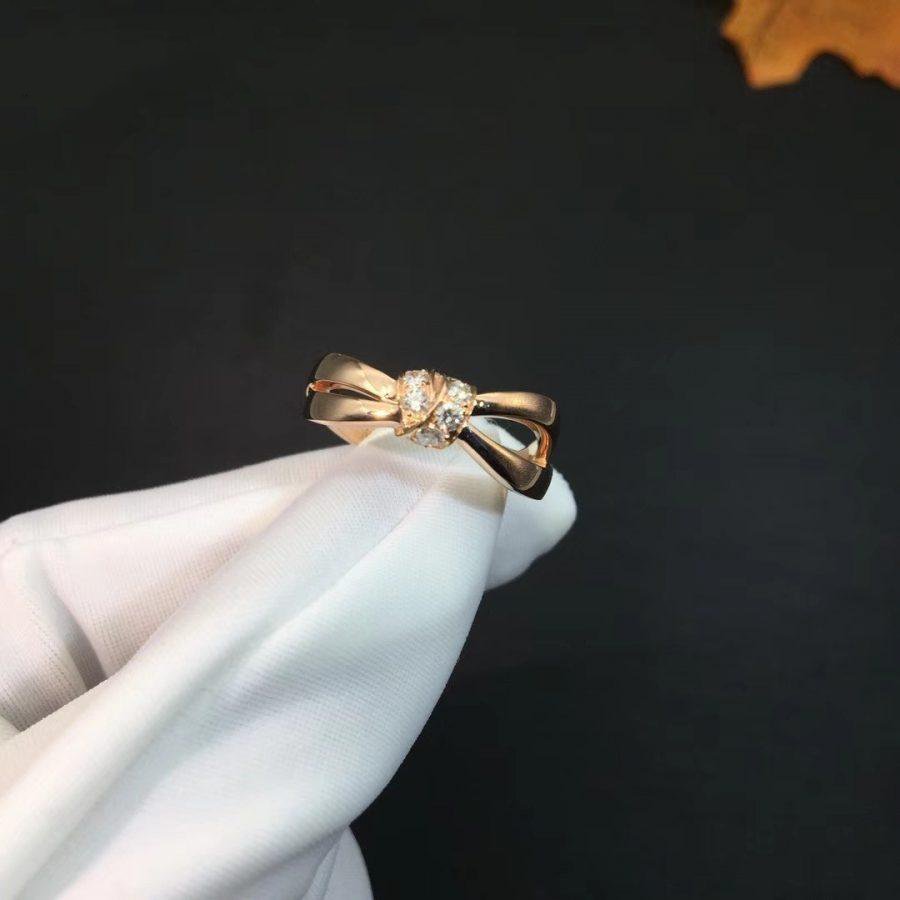 [Bling Jewelrys ]LIENS RING PINK GOLD DIAMOND