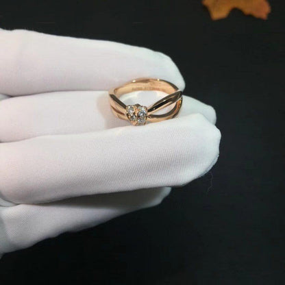 [Bling Jewelrys ]LIENS RING PINK GOLD DIAMOND
