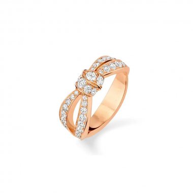[Bling Jewelrys ]LIENS PINK GOLD DIAMOND RING