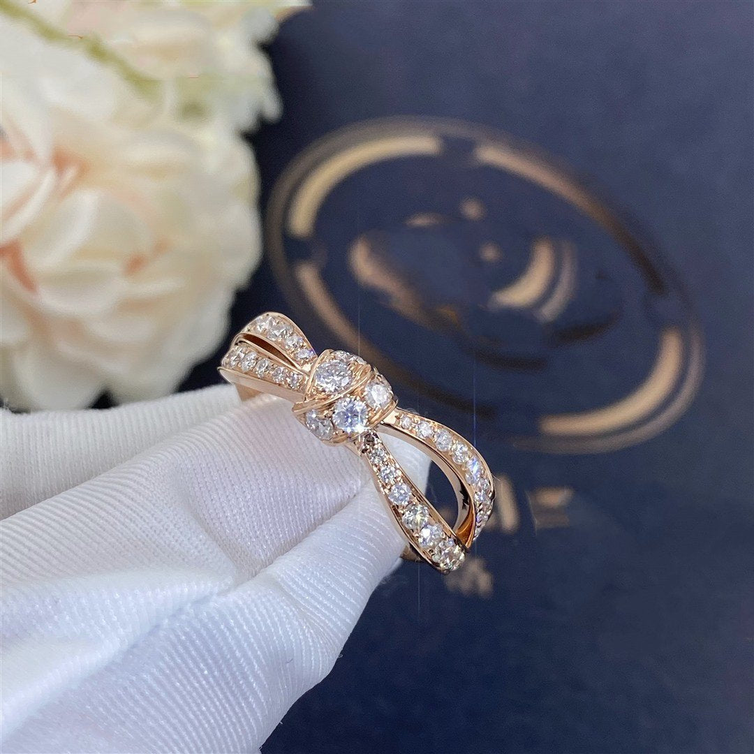 [Bling Jewelrys ]LIENS PINK GOLD DIAMOND RING