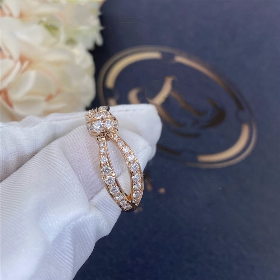 [Bling Jewelrys ]LIENS PINK GOLD DIAMOND RING