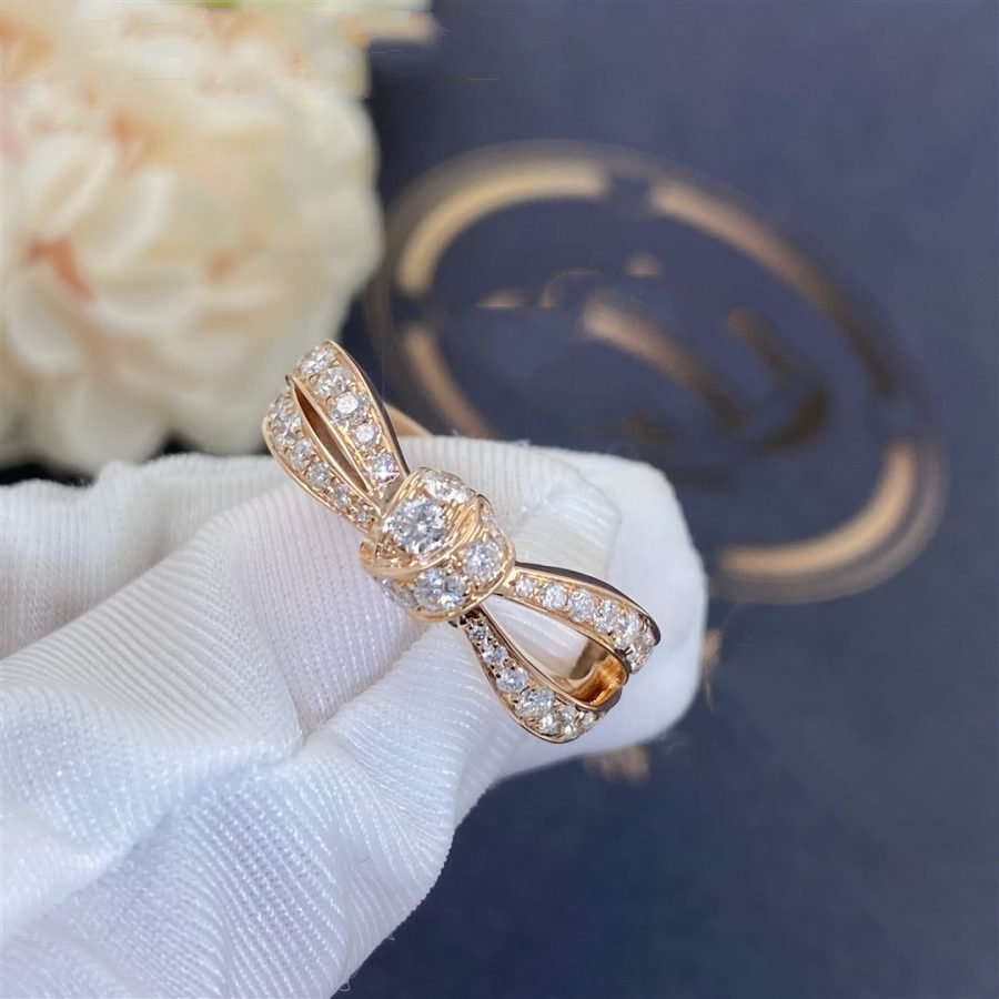 [Bling Jewelrys ]LIENS PINK GOLD DIAMOND RING